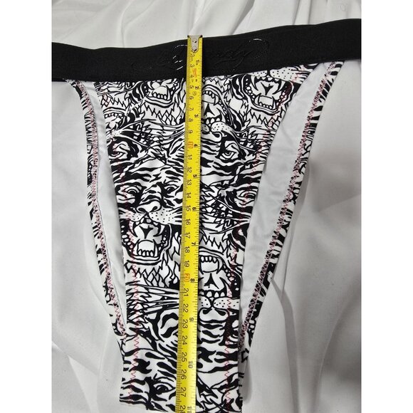 NWT ED HARDY SNOW TIGER WHITE BIKINI SET 2 PIECES SWIMSUIT Size Large - Picture 15 of 16